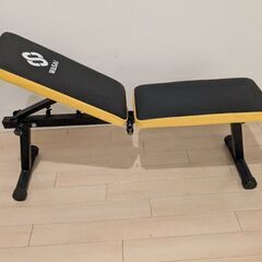 折りたたみ式トレーニングベンチ+ダンベルおまけの画像