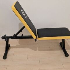 折りたたみ式トレーニングベンチ+ダンベルおまけの画像