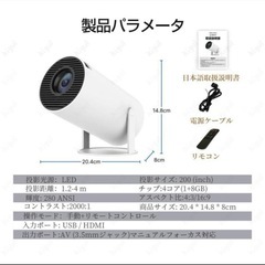 (決まりました)家庭用プロジェクターの画像