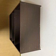 カラーボックス 3段　ブラウンの画像