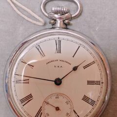 アンティーク 懐中時計 American Waltham “TRAVELER” 1900年頃 稼働品の画像