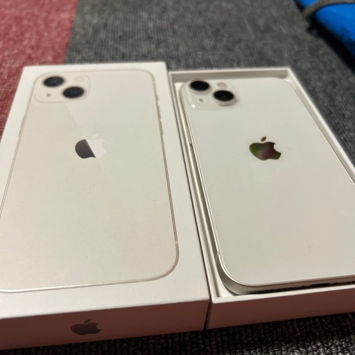 決定　iPhone13 128GB(白)