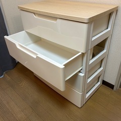 「無料」チェスト 引き出し4段 の画像