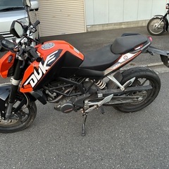 人気の125cc！KTMデューク125の画像