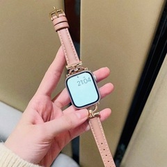 ラスト1点【新品】Apple Watchバンドのみ可愛いピンクのお洒落大人の画像