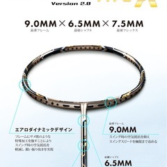 バドミントンラケットの画像