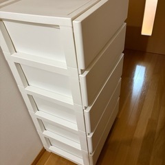 5段シェルフ(白)の画像