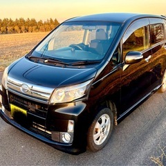 ムーブ カスタム ターボ 4WD 宮城 バックカメラ ナビ 宮城 タント N-BOX スペーシア ワゴンR 東北 軽 の画像