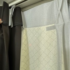 【お値下げしました】ココアブラウンカーテン 115×140cmの画像