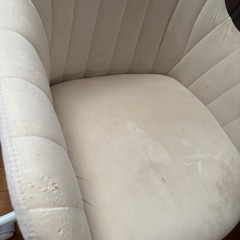 約一年使用 ふかふか座り心地のベロアチェア｜クッションなし・軽量・おしゃれの画像