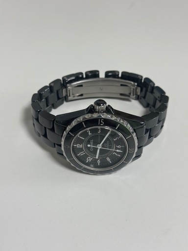 シャネルD.N.02399 J12デイト 黒セラミック 自動巻き 稼働品38MM