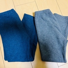 UNIQLO ユニクロ　裏起毛　レギンス　110cm フリースの画像