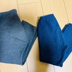 UNIQLO ユニクロ　裏起毛　レギンス　100cm フリースの画像