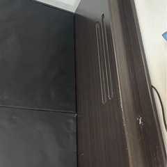 (受取者決まりました)セミダブルベッド 収納付き (マットレス付き)の画像