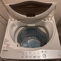 TOSHIBA 洗濯機　5kgの画像