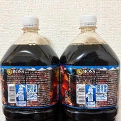 （受渡が決まりました→）ボス2L 無糖2本①の画像