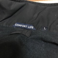 COMFORT LIFE ブラックライナー付きハーフコート Lの画像