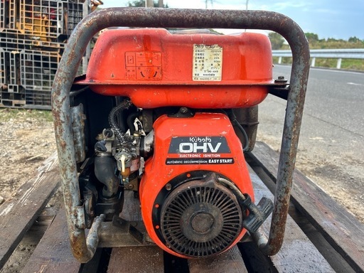 クボタ　発電機 60Hz 2.2KVA HA2200 100V ゼネレータ　ガソリン　防災　洗車　災害　キャンプ　イベント　野外　農業　宮崎