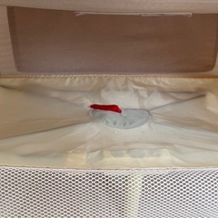 プレイヤード　ベビーベッド　バシネット付　折りたたみ　の画像