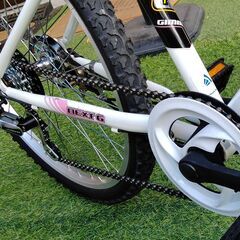 加古川　ソトのマ　子供用自転車　アサヒ　6段変速　白色　24インチ　中古　整備済みの画像