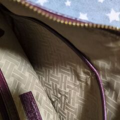 コールハーン　ワイン色　ショルダーバック　革の画像