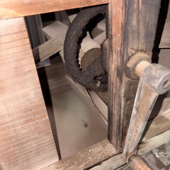 GY1117 唐箕　とうみ　農機具　脱穀機　古物　レトロ　ヴィンテージの画像