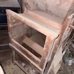 GY1117 唐箕　とうみ　農機具　脱穀機　古物　レトロ　ヴィンテージの画像