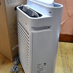 ●美品(^^♪●2024年製●シャープ　加湿空気清浄機　KC-50TH7　中古品●相模原●プラズマクラスター　SHARP●の画像