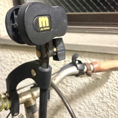 傘持ち付き折り畳み自転車 深緑の画像