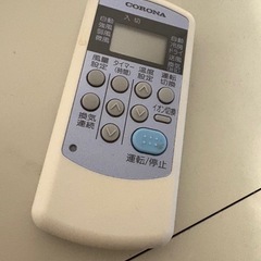 窓エアコン　CW-A1817(W)コロナルーム　エアコン　リモコン、枠付き　2017年の画像