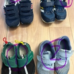 キッズシューズ4足まとめて15~16サイズの画像