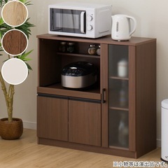 ニトリ　食器棚　レンジ台　の画像