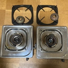 【パロマ】PA-E18S 一口ガスコンロ ２台セットの画像