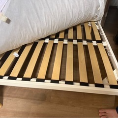 【無印良品】ダブルベッドの画像