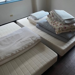 シングルベット　布団　シーツ　毛布　1セット　の画像