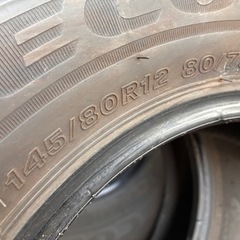夏タイヤ　145/80/12  エコピアR710A2025年バリ目の画像