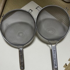 湯切りざる てぼ ひしゃくの画像