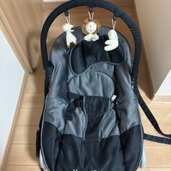 譲り先決まりました。西松屋 バウンサー  人形付き 中古 ベビーの画像