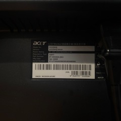 商品名：PCモニター acer H223HQ Bbmid 21.5インチの画像