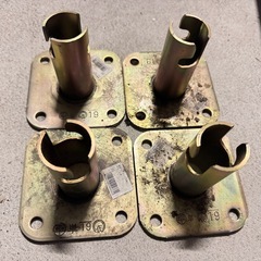 単管12本とクランプの画像