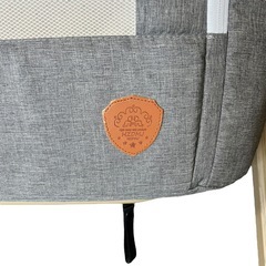 HZDMJ ベビーベッド　添い寝ベッド　グレー　移動式の画像