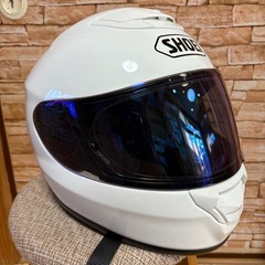 SHOEI フルフェイス 白 XL インカム付き シールド2枚の画像