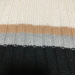 CC)リブ編みタートルネックセーター Lサイズの画像