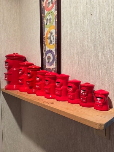 ポスト型　貯金箱