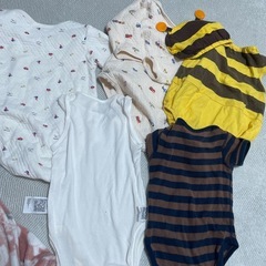 5枚ロンパースセット 95cm以下の画像