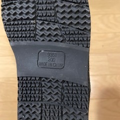 ムートン　黒　18〜18.5の画像