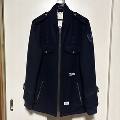 WTAPS ネイビー ミリタリースタイルジャケットの画像