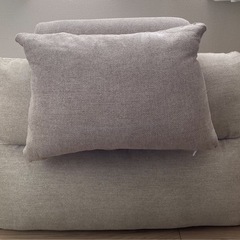 ニトリ　　背もたれクッション　ソファーベットの画像