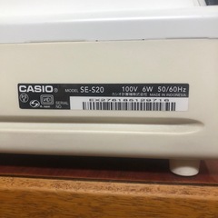 決まりました❣️レジスター　CASIO 中古品の画像