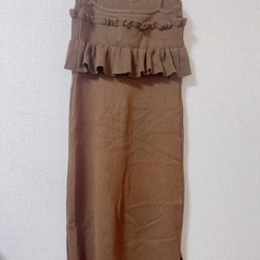 ニットキャミワンピの画像